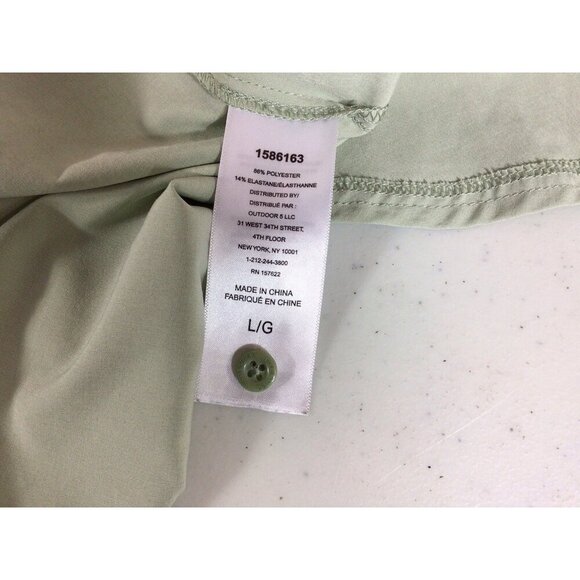 Eddie Bauer Utility Shirt Roll Up Sleeves Womens Large - Picture 4 of 8